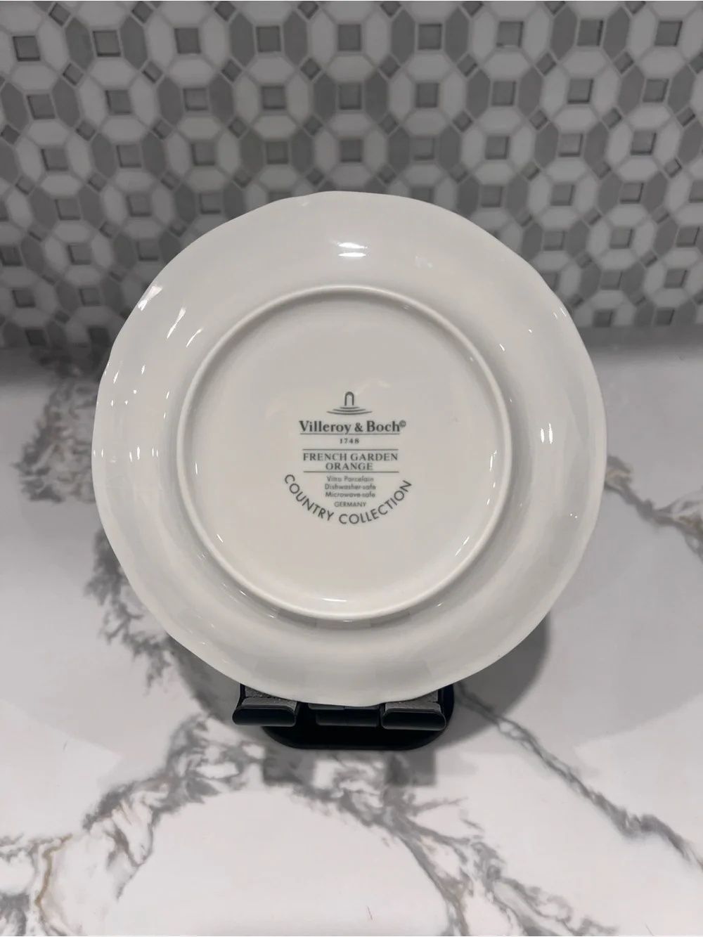2 Villeroy & Boch French Garden Orange Bread & Butter Plate 6 3/4 inch diamater